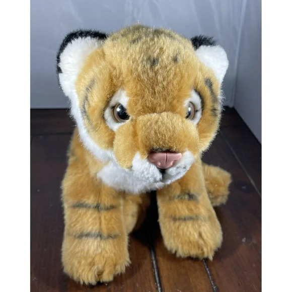Miyoni by Aurora ? Bengal Tiger Cub Plush‎ Stuffed Animal Toy 8” Tag Missing - Picture 1 of 5